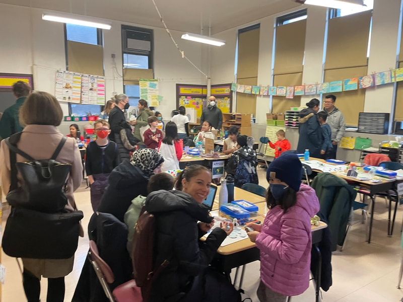 Our families enjoy the spirit day at PS118.