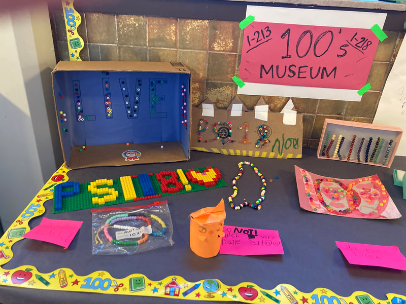 100th day display museum at PS118.